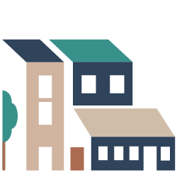 Modern condominium unit in multi-level building